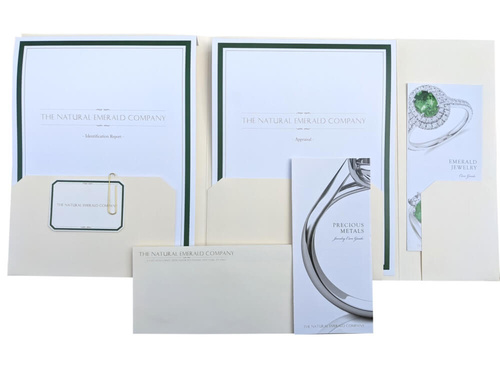 Emerald rings in The Natural Emerald Company custom made packaging