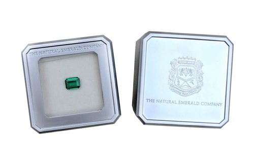 Emerald rings in The Natural Emerald Company custom made packaging