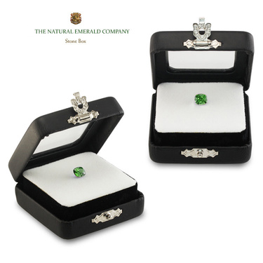 Emerald rings in The Natural Emerald Company custom made packaging